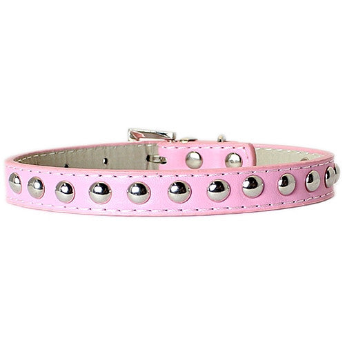 Studded Collar Pink - Pupaholic.com