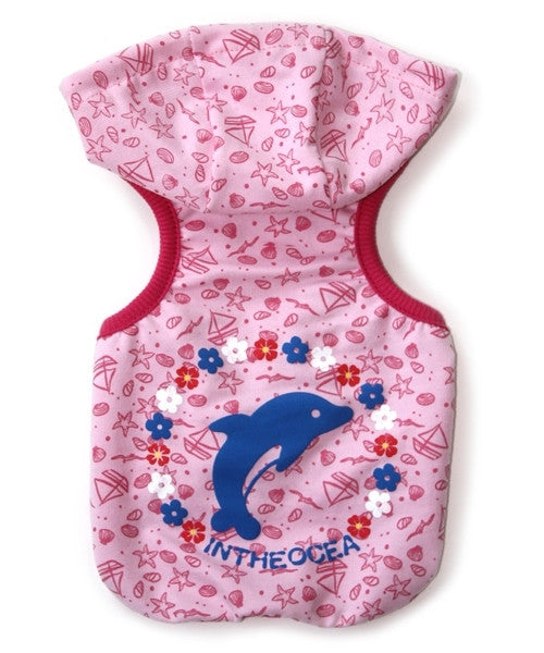 Dolphin Hoodie Pink - Pupaholic.com