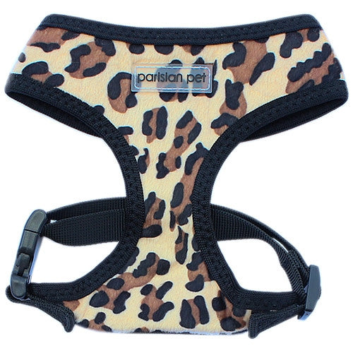 Dog Harness - Adjustable Mesh - Leopard