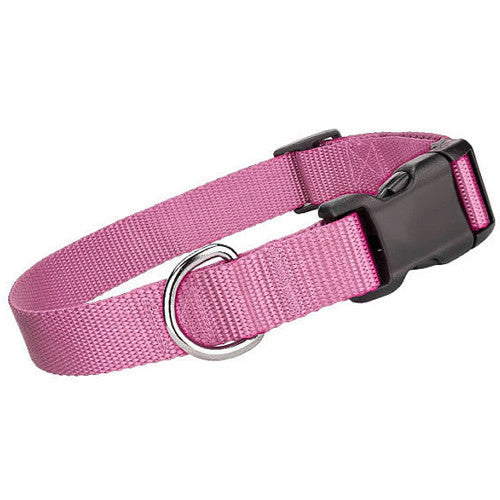 Extra-small pet collar in pastel pink