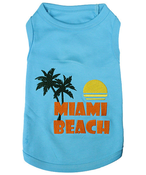 Blue Dog Shirt - Miami Beach - Pupaholic.com