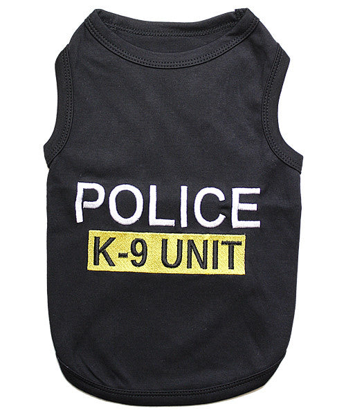 Police Dog Shirt - Black - Pupaholic.com