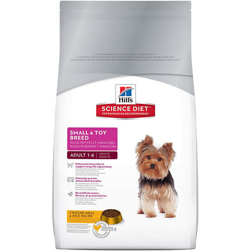 Hill's Science Diet Adult Small & Toy Breed Chicken Meal & Rice Recipe Dry Dog Food - Pupaholic.com