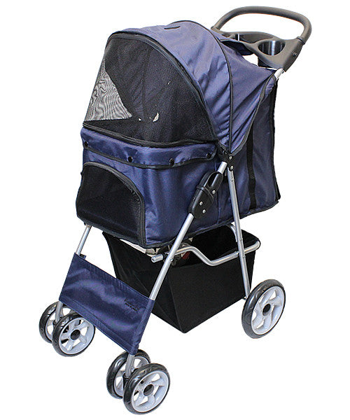 Dark Blue Dog Stroller - Pupaholic.com