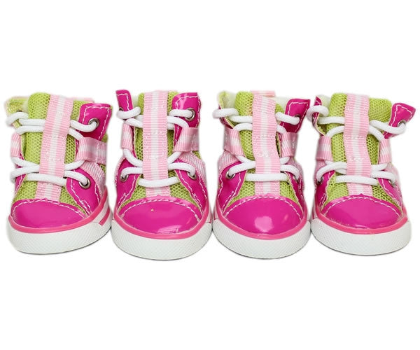 Converse Dog Shoes - Pink