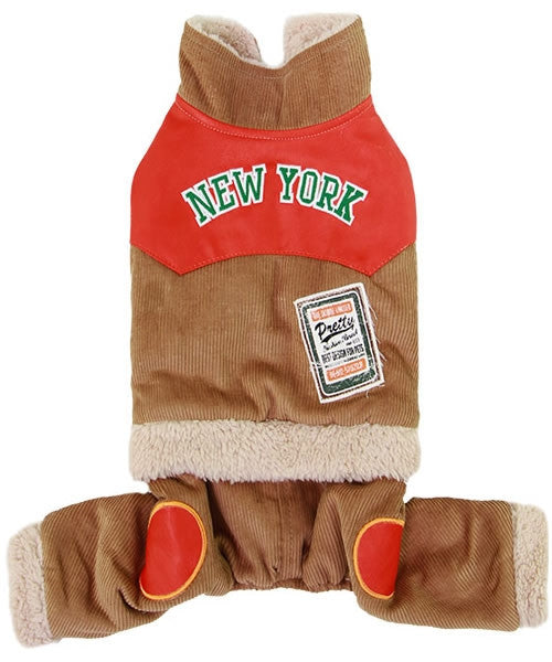 Corduroy Jumpsuit Camel - Pupaholic.com
