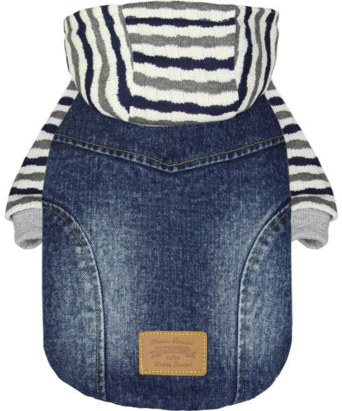 Denim Striped Jacket - Pupaholic.com