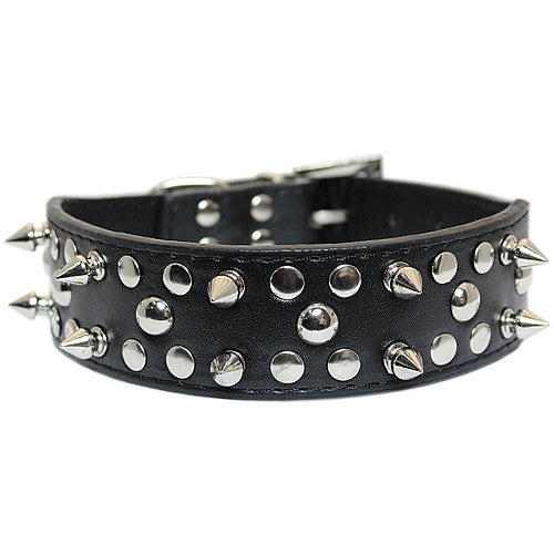 Spikes n Studs Collar Black