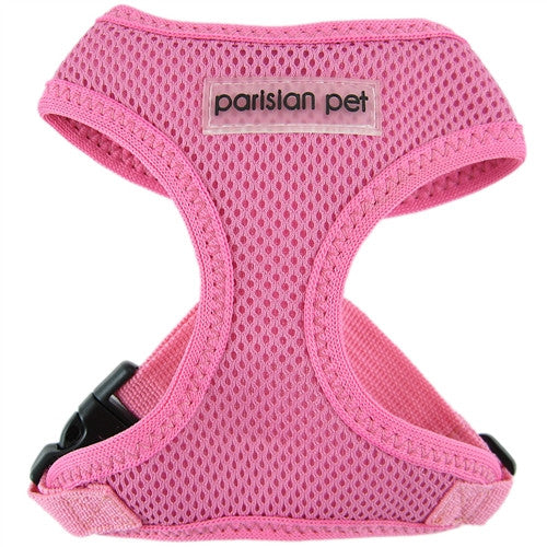 Dog Harness - Adjustable Mesh - Pink