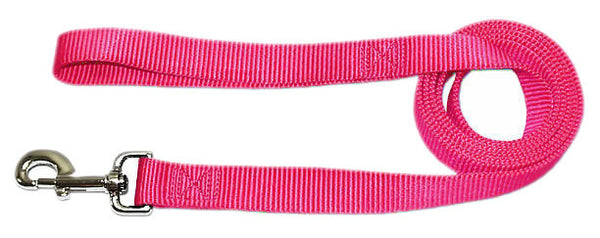 4' x 3/4" Nylon Lead - Neon Pink