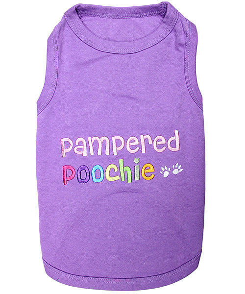 Purple Dog Shirt - Pampered Poochie