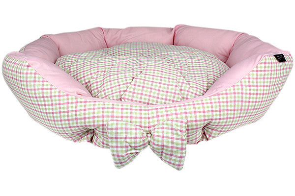 Pinkberry Plaid Bed - Pupaholic.com