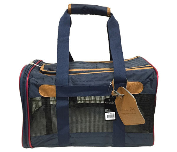 Black and Tan Pet Duffle Bag Carrier - Parisian Pet - Pupaholic.com