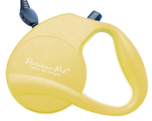 Retractable Leash M - Yellow