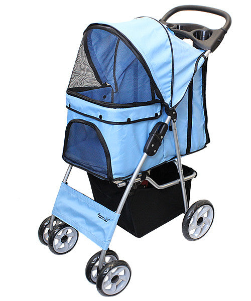 Light Blue Dog Stroller